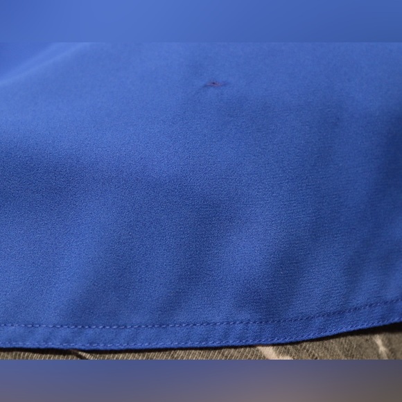 Pure Argenti vintage blue dress with hidden buttons, size 12 - Picture 11 of 12